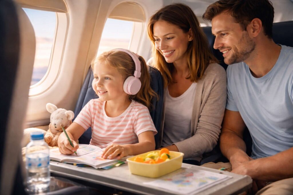 melhor horário para viajar com crianças