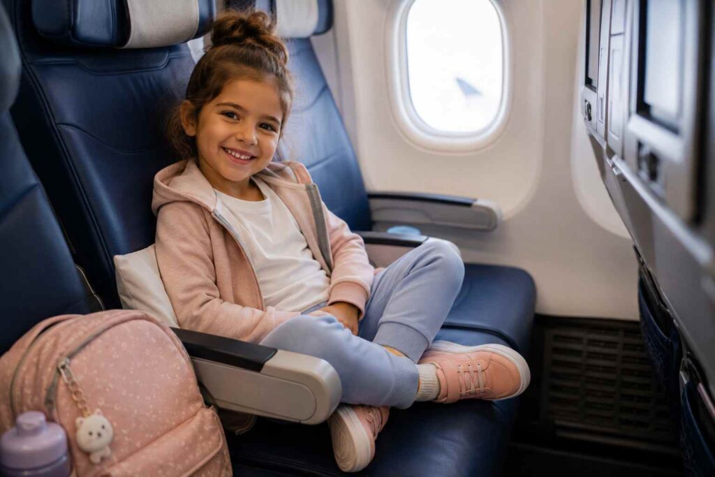 roupa para viajar de avião com criança confortável e prática