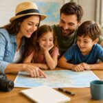 planejamento de viagem em família