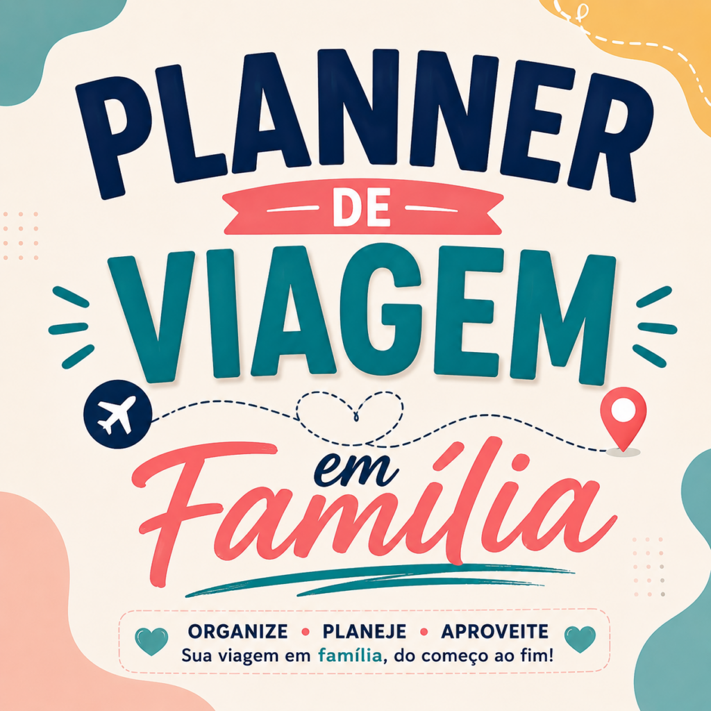 logo do produto planner de viagem em família