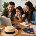 quanto custa viajar com crianças planejando orçamento de viagem em família